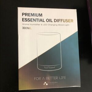 Asakuki Premium Essential Oil Diffuser 300ml - New